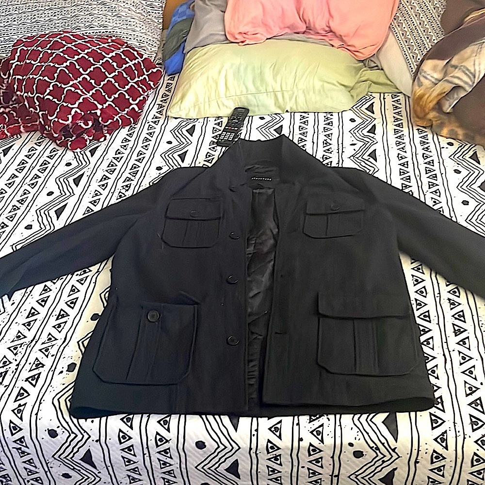 COPY - Structure P Coat Used Once Sat In Closet Lil Dust Needs dry cleaning